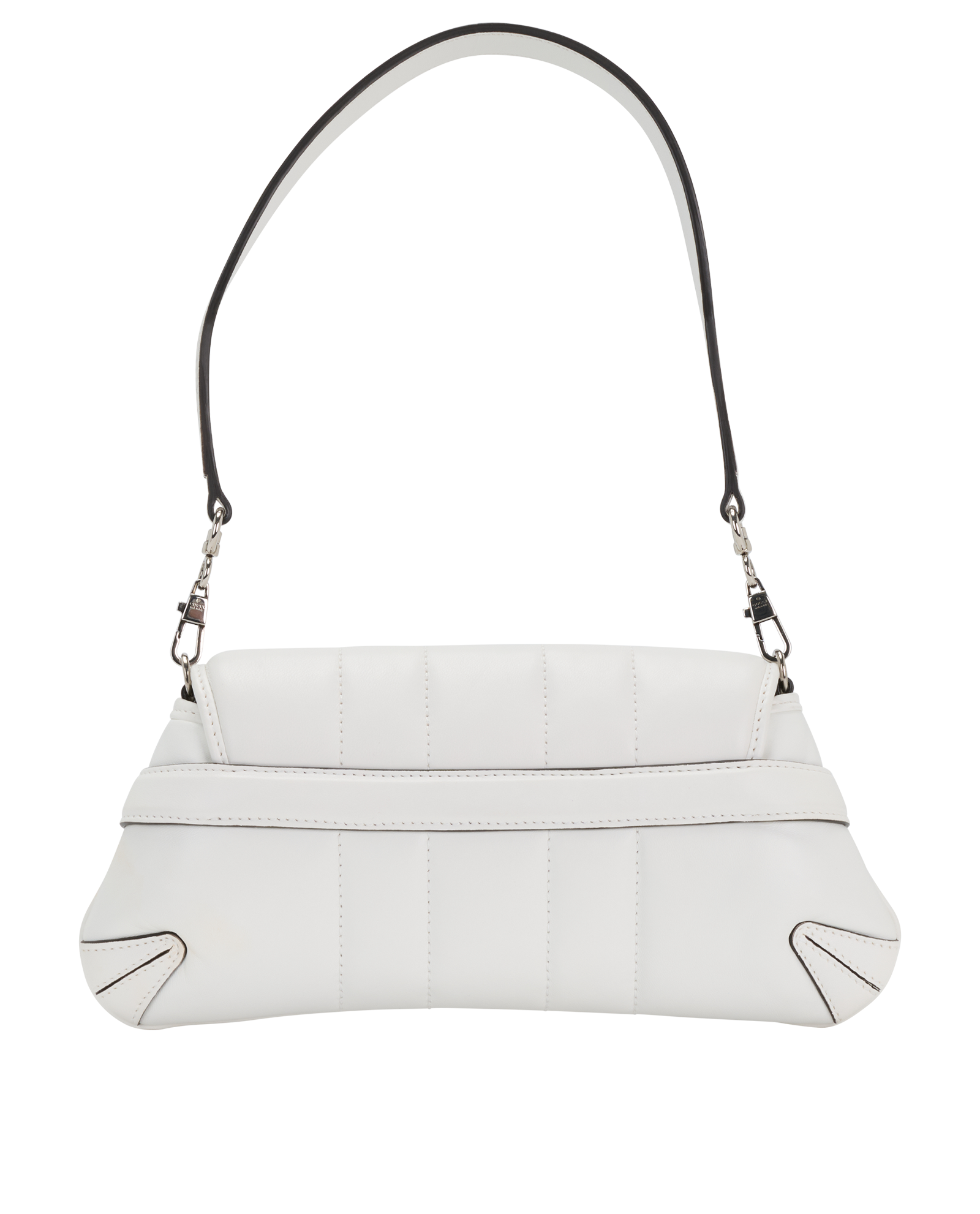 Horsebit, &pound;650, Handbags, White, Leather, Back view